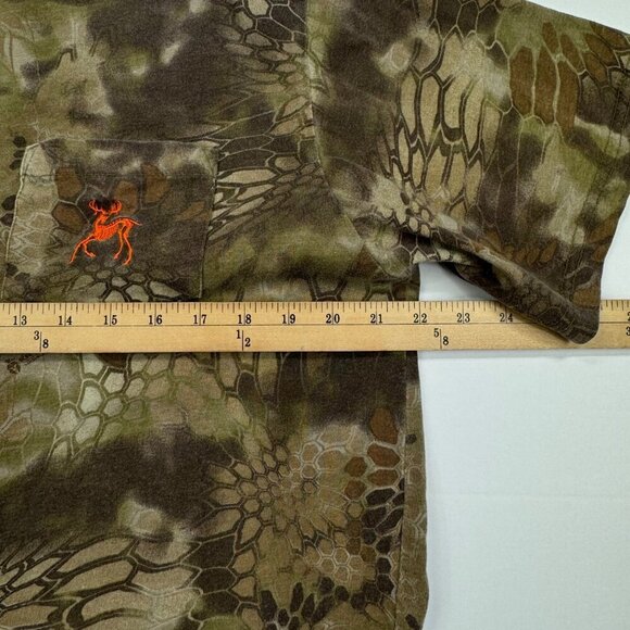 Dead Deer Camo T Shirt Size M Short Sleeve Crew Neck - Picture 6 of 9